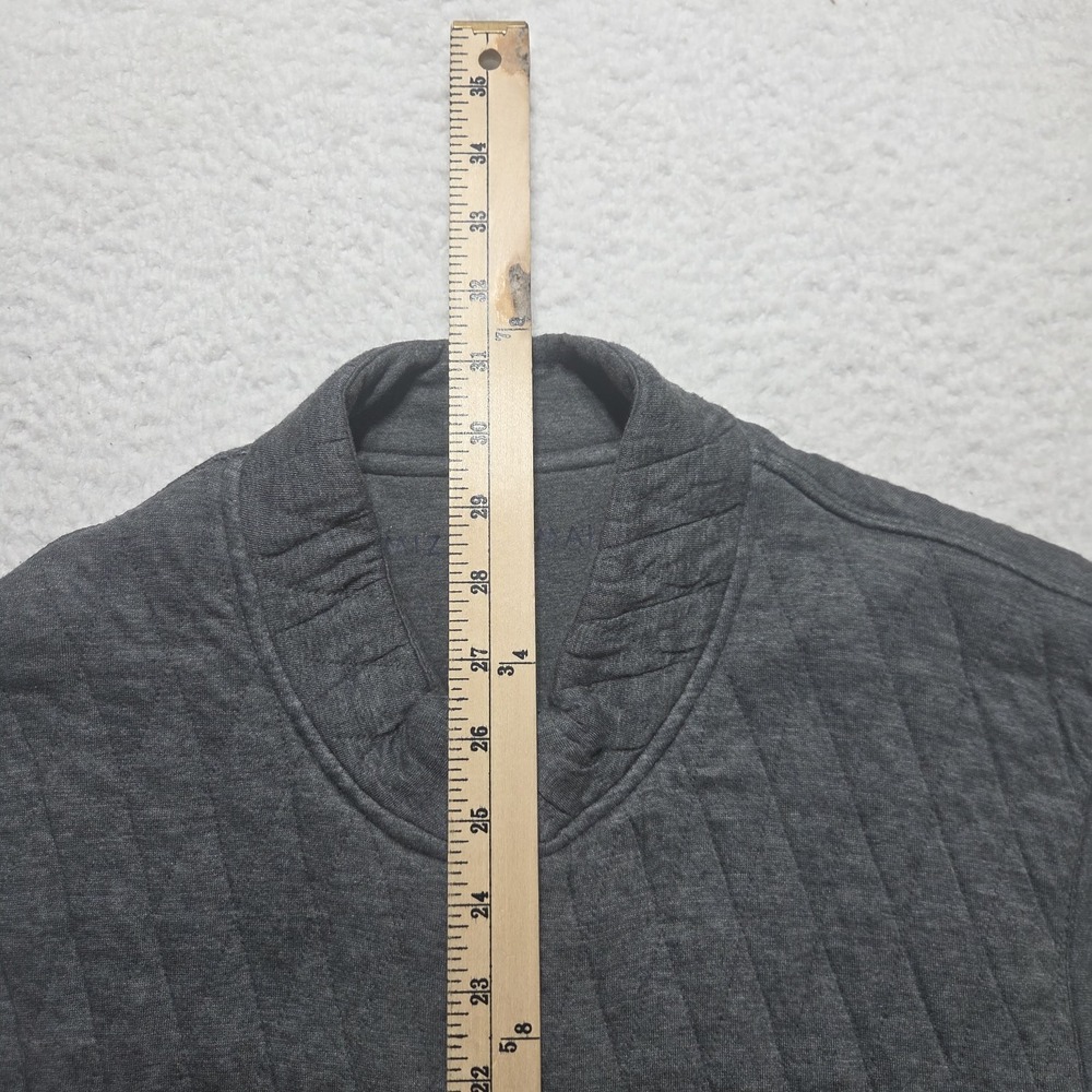 Mizzen Main Vest Mens Size Xl Full Zip Belson Quilted Jacket Gray Golf View 3